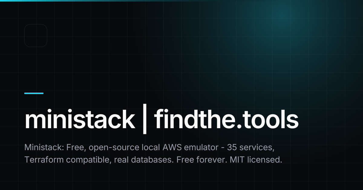 Ministack Sleeve ministack - Find the best tools for your job | findthe.tools